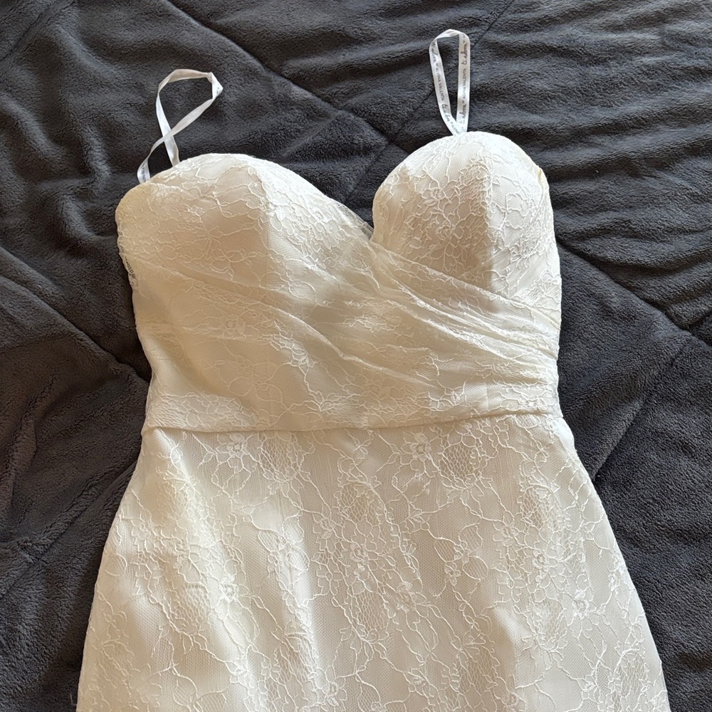 Elegant White Lace Dress
